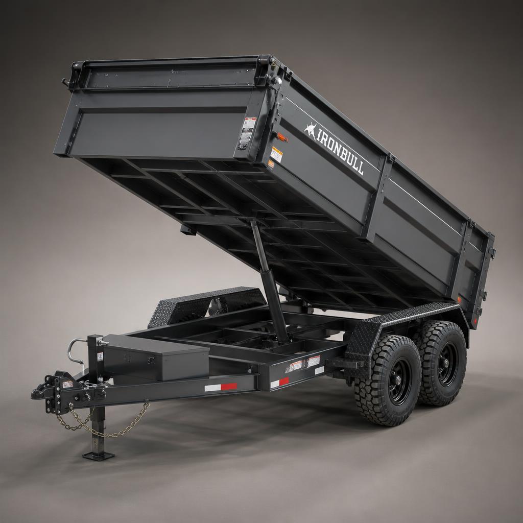 Dump Trailers — 3/4 view
