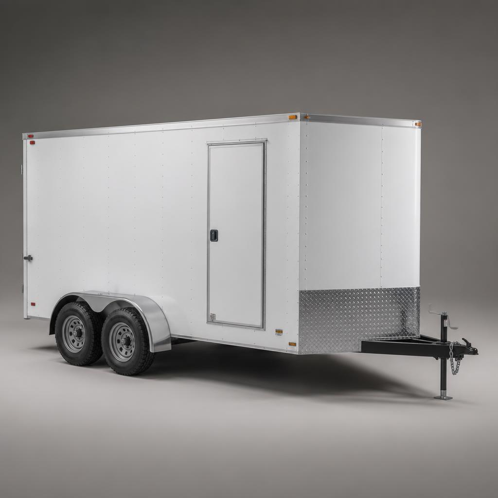 Enclosed Cargo — 3/4 view