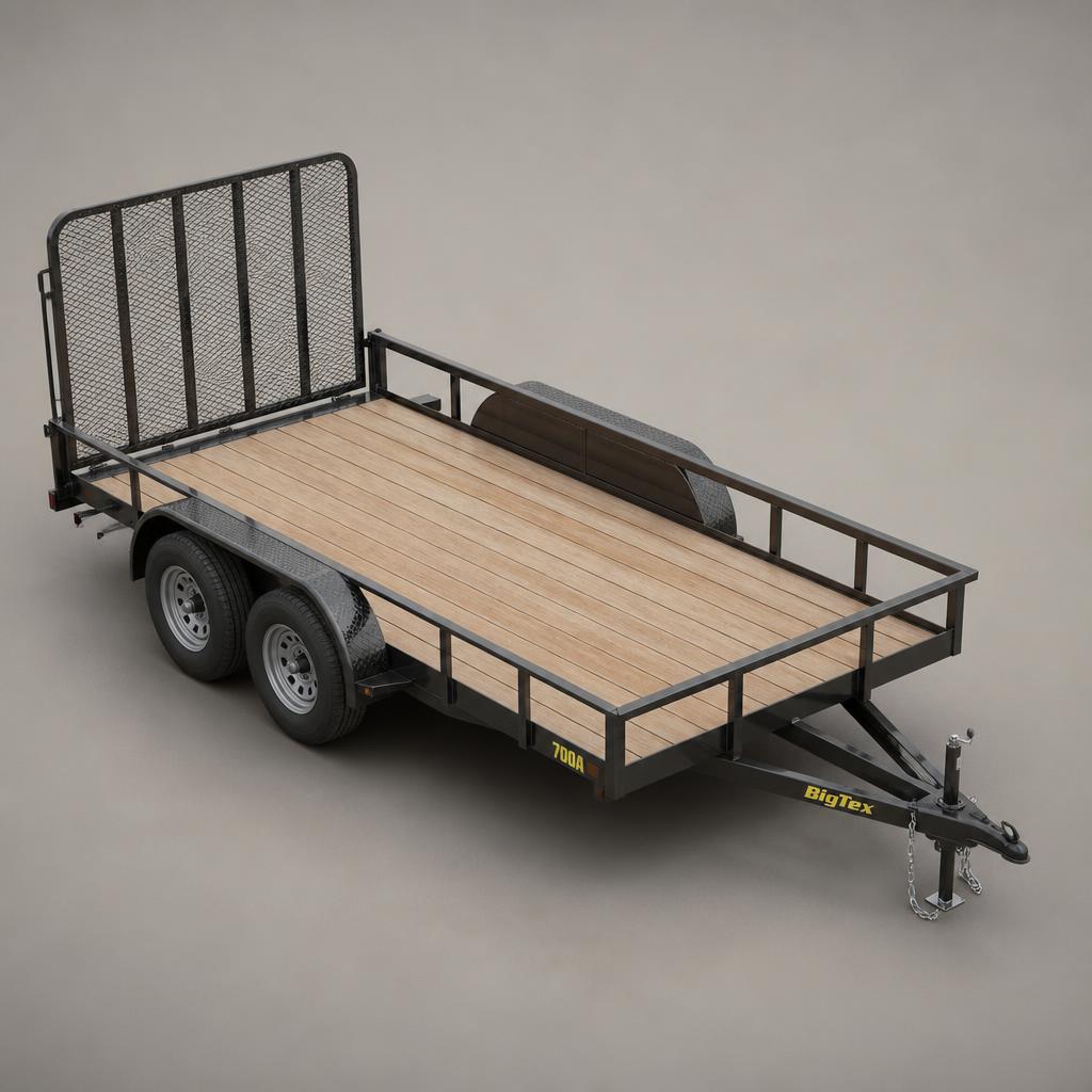 Flatbed Utility — 3/4 view