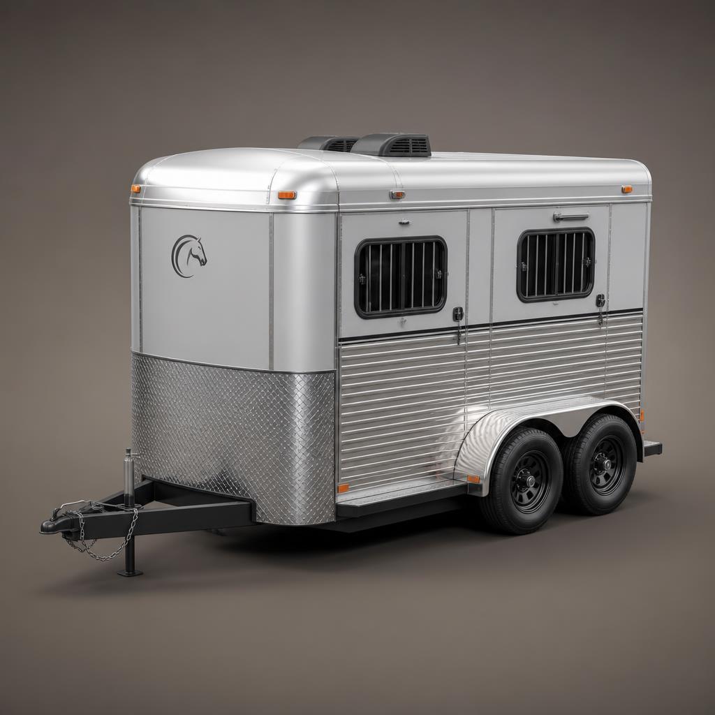 Horse Trailers — 3/4 view